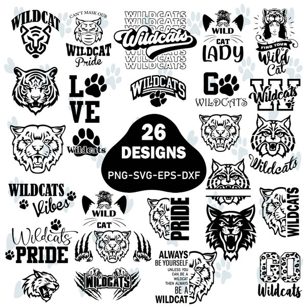 wildcats svg, wildcat svg, wildcats png, kentucky svg, wildcat shirt svg, paw print svg,kentucky wildcats,bobcats svg, tiger svg,pom pom svg