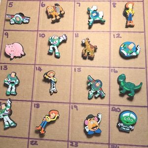 Toy story  shoe charms