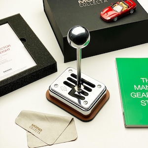 FERRARI PAPERWEIGHT Desk Manualna skrzynia biegów Memorabilia Shifter Cambio Selector Manualna METALOWA skrzynia biegów H Memorabilia Speed Collection Shifter
