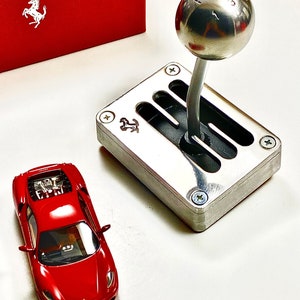 FERRARI Unico Paperweight Gear Selector / Unique Paperweight Selector Manual METAL H Gearbox Memorabilia Desk 6 Speed Shifter Collection image 2