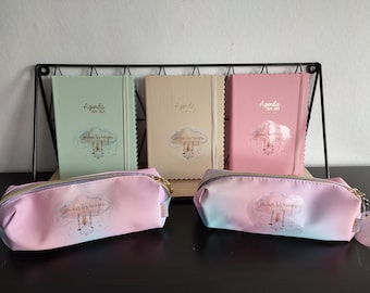 Pencil case, notebook, 2024-2025 diary, inspired by Héléna from Star Academy, perfect accessories for back to school. A choice