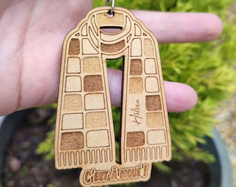 Porte-clés en bois pour les fans de votre émission préférée !