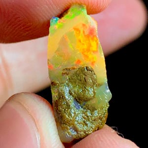 6.50 Ct, Crystal Opal Rough, Natural Opal Rough, Ethiopian Opal Rough, Oil Opal Rough, Opal Rough Specimen, Multi Opal For Making Jewelry