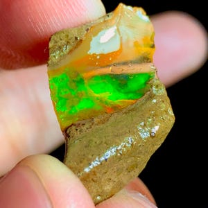 12.00 Ct, Crystal Opal Rough, Natural Opal Rough, Ethiopian Opal Rough, Oil Opal Rough, Opal Rough Specimen, Multi Opal For Making Jewelry