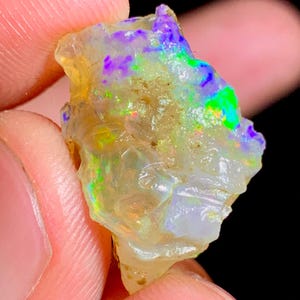 12.20 Ct, Ethiopian Opal Rough, Natural Opal Rough, Water Opal Rough, Crystals Opal Rough, Oil Opal Rough, Big Opal Raw For Making Jewelry