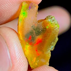 4.10 Ct, Ethiopian Opal Rough, Natural Opal Rough, Water Opal Rough, Crystals Opal Rough, Oil Opal Rough, Big Opal Raw For Making Jewelry