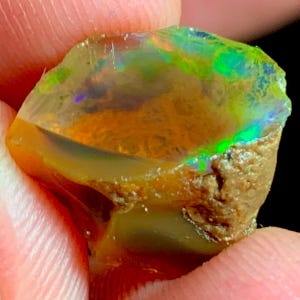 6.30 Ct, Ethiopian Opal Rough, Natural Opal Rough, Water Opal Rough, Crystals Opal Rough, Oil Opal Rough, Big Opal Raw For Making Jewelry