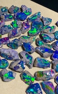 100% Black Opal Rough Lot, Ethiopian Black Opal Rough Lot, Natural Black Opal Rough Lot, Black Opal Specimen Lot For Making Jewelry product logo