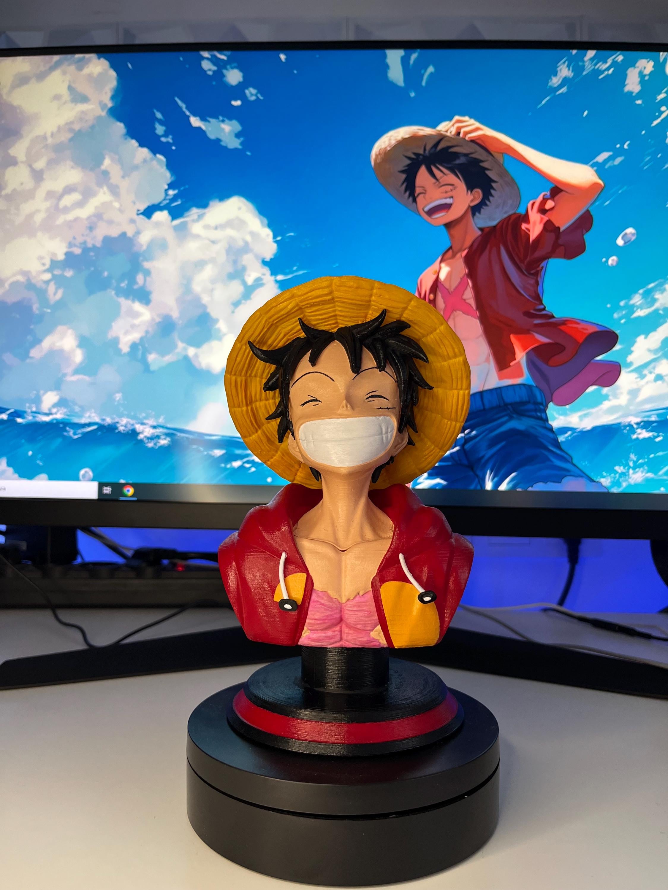 ワンピースルフィ3Dアート貴重品 Luffy Figure ( One Piece) - Figür TR - Etsy