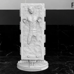 Han Solo Carbonite ( Star Wars ) - 3D Print Stl File - Figür TR