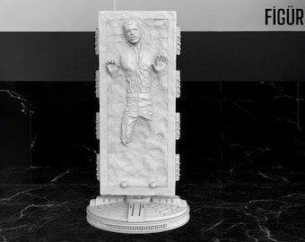 Han Solo Carbonite ( Star Wars ) - 3D Print Stl File - Figur TR