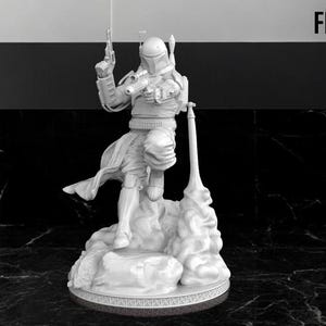 Boba Fett ( Star Wars ) - 3D Print Stl File - Figür TR