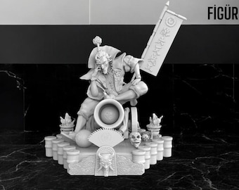 Joker Ninja - Fichier Stl d'impression 3D - Figure TR