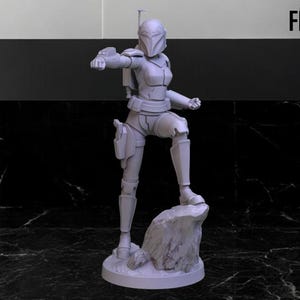 Archivo STL de Bo-Katan Kryze: Impresión digital 3D de Star Wars