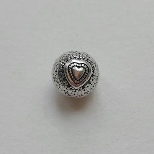 Rustic Antique Silver Heart Spacer Beads, 9mm