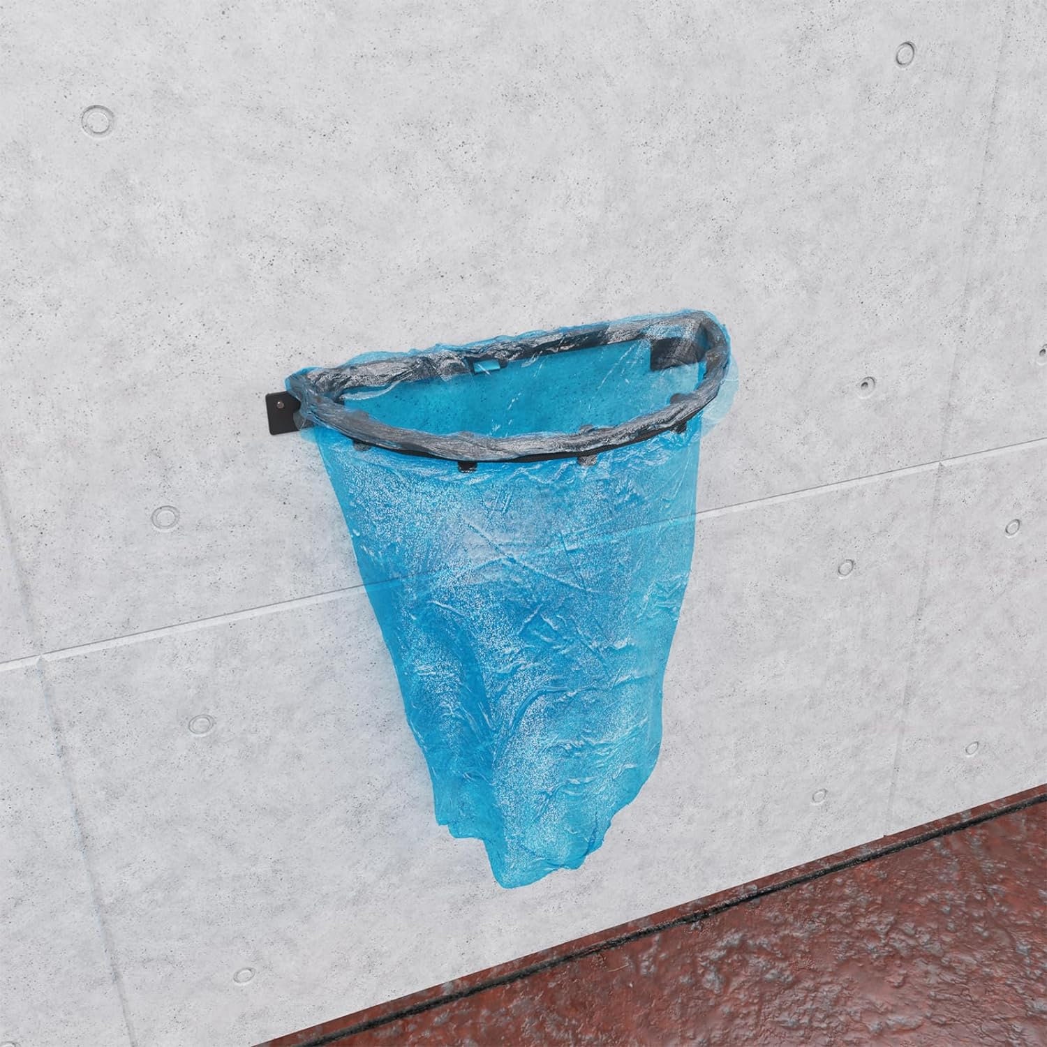 Müllsackständer Sack Wandhalterung Müllbeutelständer Abfalleimer Sackhalter Stahl Metall Perfekt für Garage Keller Lager Flur Halle