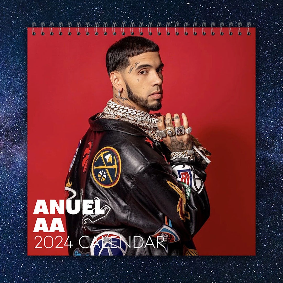 Anuel AA Calendar 2024 Anuel AA 2024 Celebrity Wall Etsy Canada