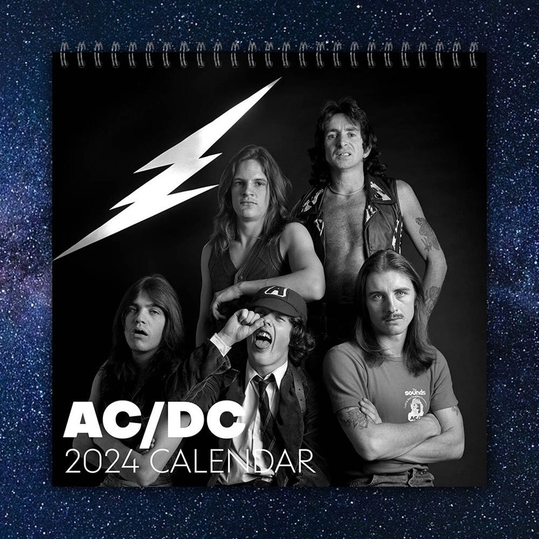 AC/DC Calendar 2024 Acdc 2024 Celebrity Wall Calendar 2024 Etsy Canada