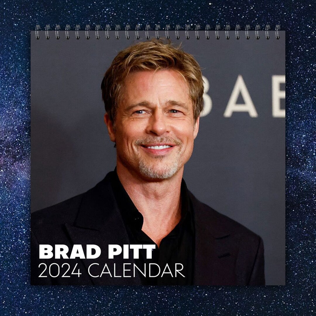 Brad Pitt Calendar 2025 Brad Pitt 2025 Celebrity Wall Etsy Australia