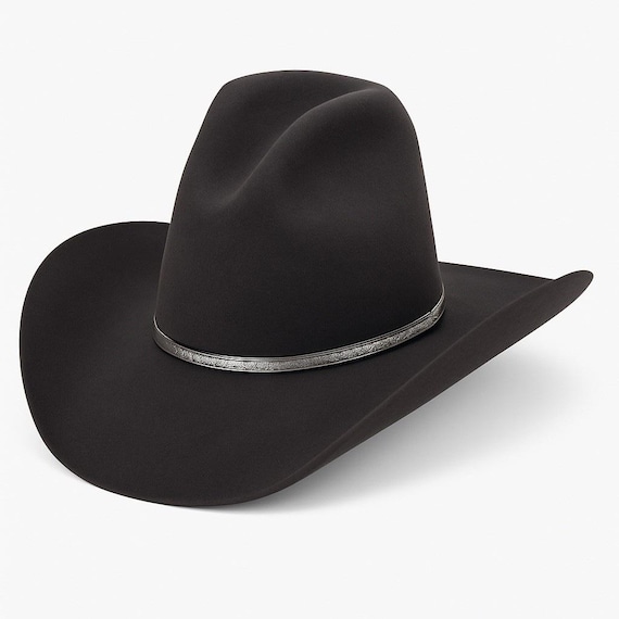 Resistol 4X Beaver Felt Cowboy Hat, Gray Western Wear (size 7 1/4
