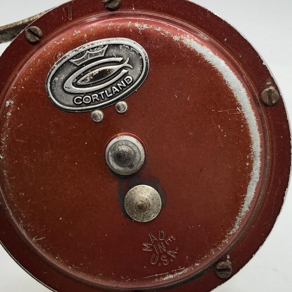 cortland retro fly reel Crown Series Reels grade bar stock aluminum for strength Cortland 444 reel information ?