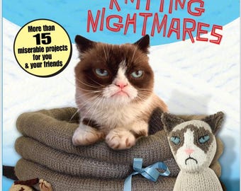 Libro de patrones de punto de Grumpy Cat: más de 15 proyectos de bricolaje para juguetes, gorros y bufandas para gatos (descarga instantánea)