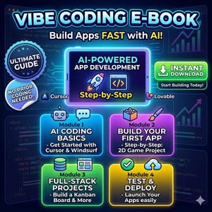 Vibe-codering: snel apps bouwen met AI-ondersteunde softwareontwikkeling (geen code vereist!)