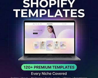Más de 140 temas para Shopify / Plantillas web con función de arrastrar y soltar (descarga digital)