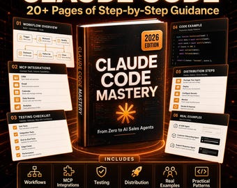 Claude Code Mastery 2026: Guía de codificación de IA agencial (Descarga digital)