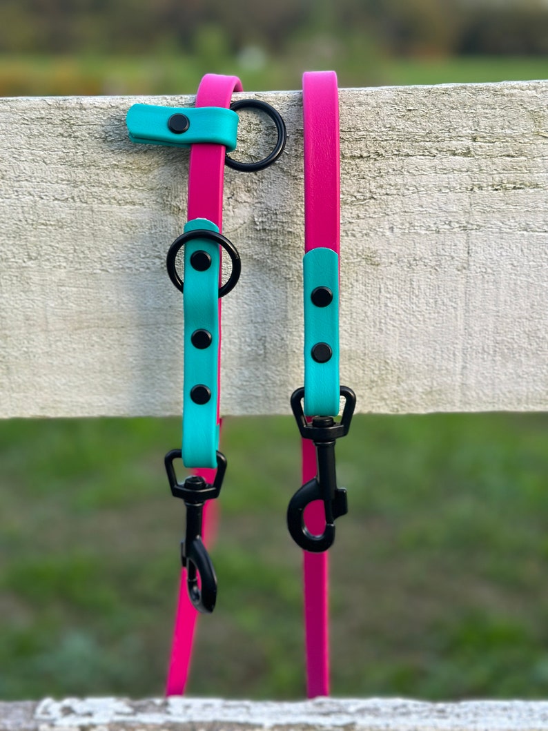 Custom Waterproof Allweather Biothane® Material Leash Etsy
