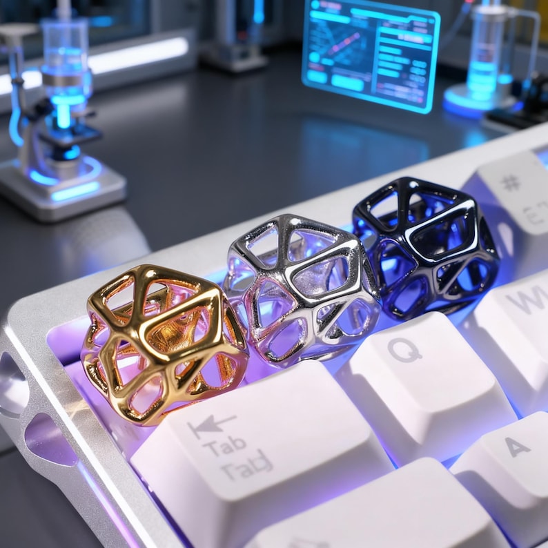 Complex Key Keyboard 3D Print Resin Keycaps,cyberpunk Keycaps,keyboard Accessories - Etsy
