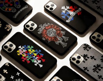 Funda para teléfono con impresión UV única de cruz gótica, nombre personalizado