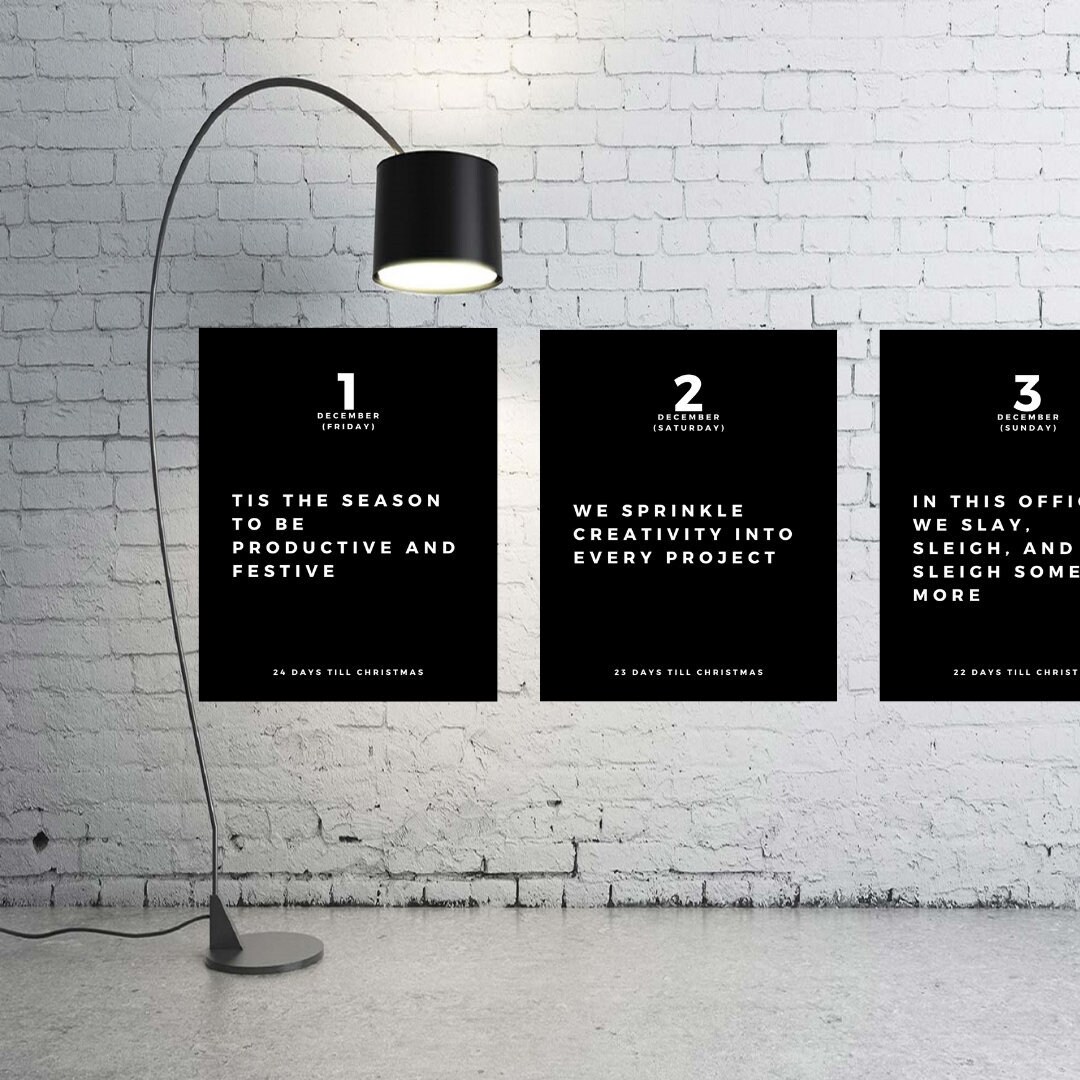 Team Advent Calendar for Adults Office 24 Fun and - Etsy