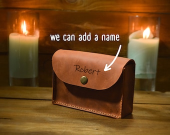 Personalized Tarot Case, Leather Tarot Card Case, Leather Tarot Pouch, Custom Tarot Card Box, Tarot Holder, Tarot Organizer, Tarot Bag Tag