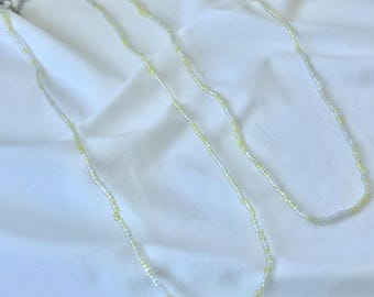 Seed Beaded Necklace | beaded, stretch, minimalist, wedding, handmade Necklace, Necklace, seed beads, Durable Necklace, Summer Jewelry, cute