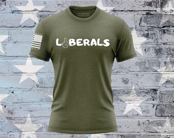Patriotic Shirts, America Flag, USA Tee, Liberals Suck T-Shirt, Freedom Patriot Shirt, Merica T Shirt, Republican Apparel Conservative