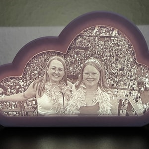 Lamp Cloud Individually personalized Cloud lamp Image changing Calming night light Children Unique starlight Personalizable