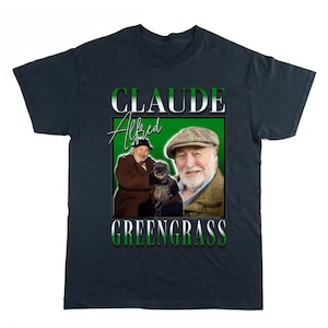 Claude Greengrass Hommage T-Shirt, Heartbeat Tee, Britisches Fernsehen, Alfred, 80er Jahre, UK Drama Series, TV Sitcom, Unisex, Oversized Tee, Geschenke für ihn