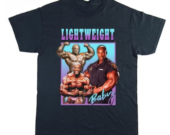 Lightweight Baby, Ronnie Coleman, Light Weight Body Builder, Gym Lover T-shirt, Body Builder Tee, Homage, Unisex, Vintage, Retro, 90s, Funny