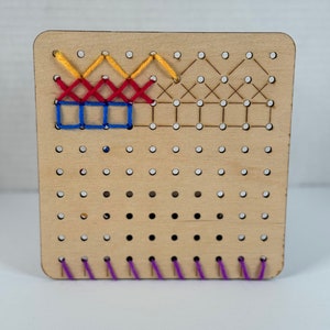 Montessori Stitching Board