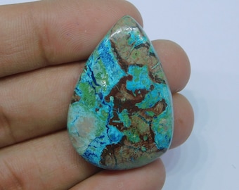 Natural Chrysocolla Gemstone Top Quality Natural Chrysocolla Cabochon Chrysocolla Loose semi precious stone. 46CT