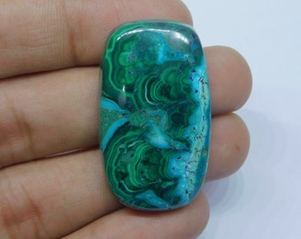 100% Natural Chrysocolla Malachite Gemstone Top Quality Chrysocolla Malachite Cabochon Chrysocolla Loose semi precious Jewelry 73CT