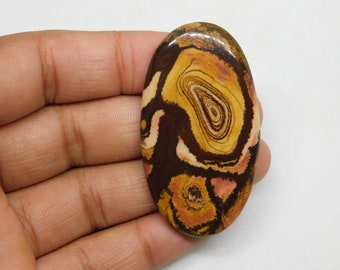 Natural Outback Jasper Cabochon Gemstone For Jewelry Making, hand made hand polish heealing stone  81ct