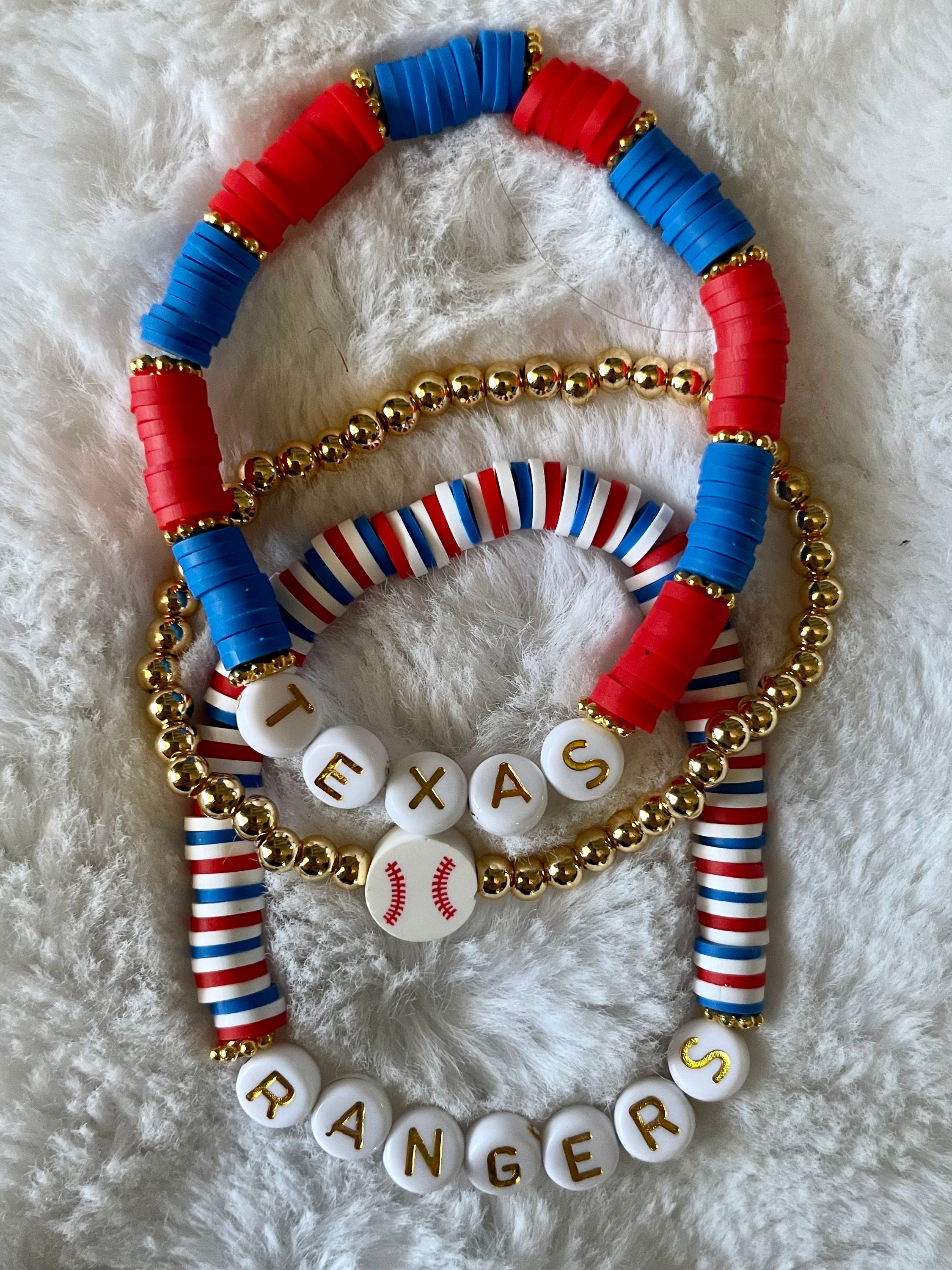 Texas Rangers Friendship Bracelets Etsy