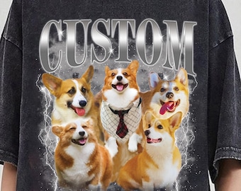 Custom Bootleg Pet Shirt, Custom Vintage Pet Comfort Colors Shirt, Custom Dog Shirt, Personalized Dog Shirt, Vintage Graphic 90s Tshirt