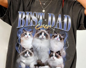 Custom Pet Best Dad Shirt, Dog Dad Shirt, Best Dad Shirt, Custom Dog Bootleg Shirt, Custom Pet Shirt, Custom Father's Day Shirt, Dog Shirt