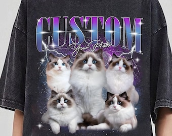 CustomBootleg Rap Pet Shirt, Custom Cat Dog Pet Comfort Colors Shirt, Custom Photo Shirt, Custom 90S Bootleg Shirt, Personalize Bootleg Tee