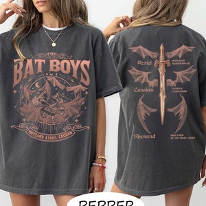 Vintage The Bat Boys Acotar Sweatshirt, The Bat Boys Comfort Colors Shirt, The Night Court Shirt, Rhysand Cassian Azriel, Bookish Merch