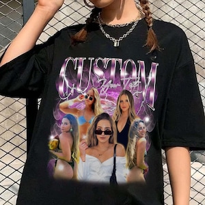 Custom Bootleg Rap Tee, Custom Your Girlfriend Boyfriend Vintage Graphic 90s Tshirt, Custom Photo Vintage Tshirt, Custom Bootleg Shirt