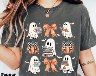 Acotar  Ghost Shirt, Ghost Reading Gift, Acotar Halloween Shirt, Sjm Bookish Shirt, Throne Of Glass Book Ghost Shirt, Book Reader Ghost